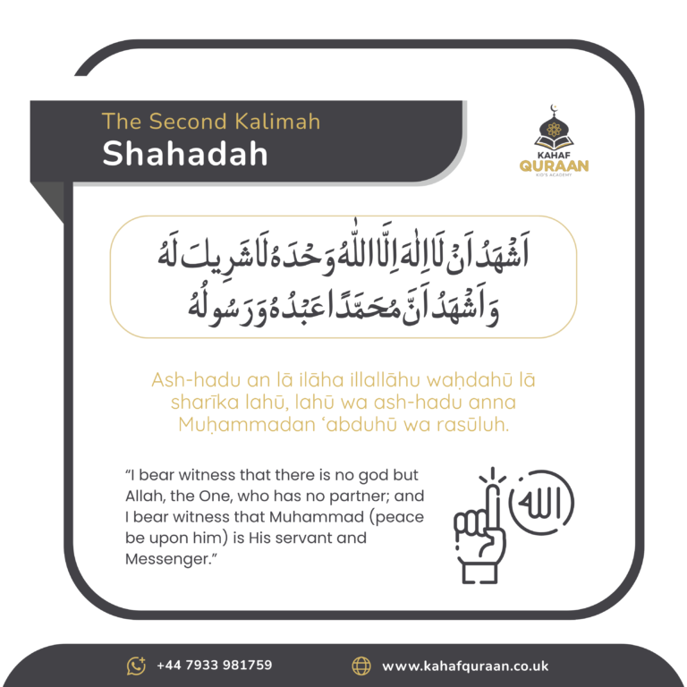 The Second Kalimah Shahadah